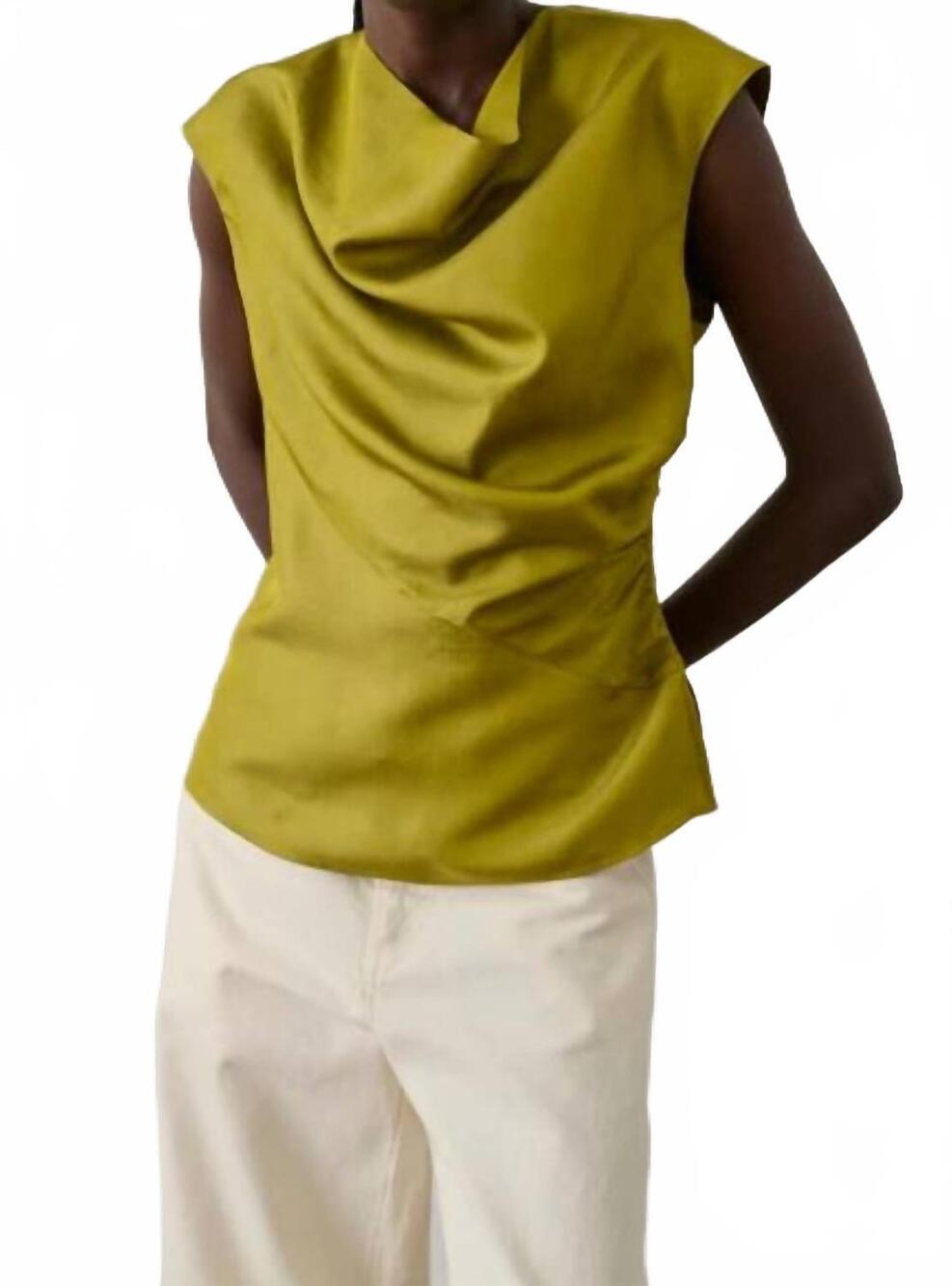 NEW SOEUR eclat top in absinthe